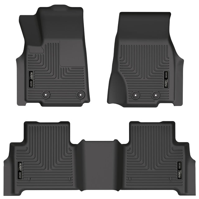 Husky Weatherbeater Front & 2nd Seat Floor Liners 95411 Husky Liners Floor Liner  AXOPROS