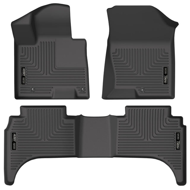 Husky Weatherbeater Front & 2nd Seat Floor Liners 95531 Husky Liners Floor Liner  AXOPROS