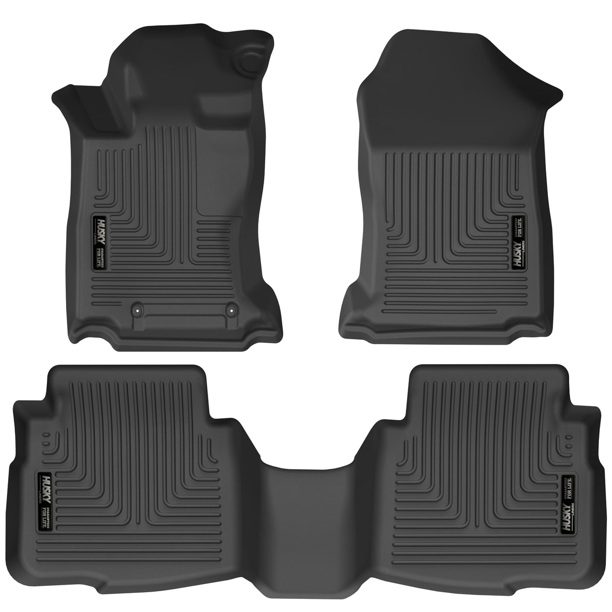 Husky Weatherbeater Front & 2nd Seat Floor Liners 95541 Husky Liners Floor Liner  AXOPROS