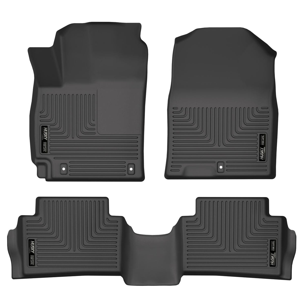 Husky Weatherbeater Front & 2nd Seat Floor Liners 95581 Husky Liners Floor Liner  AXOPROS