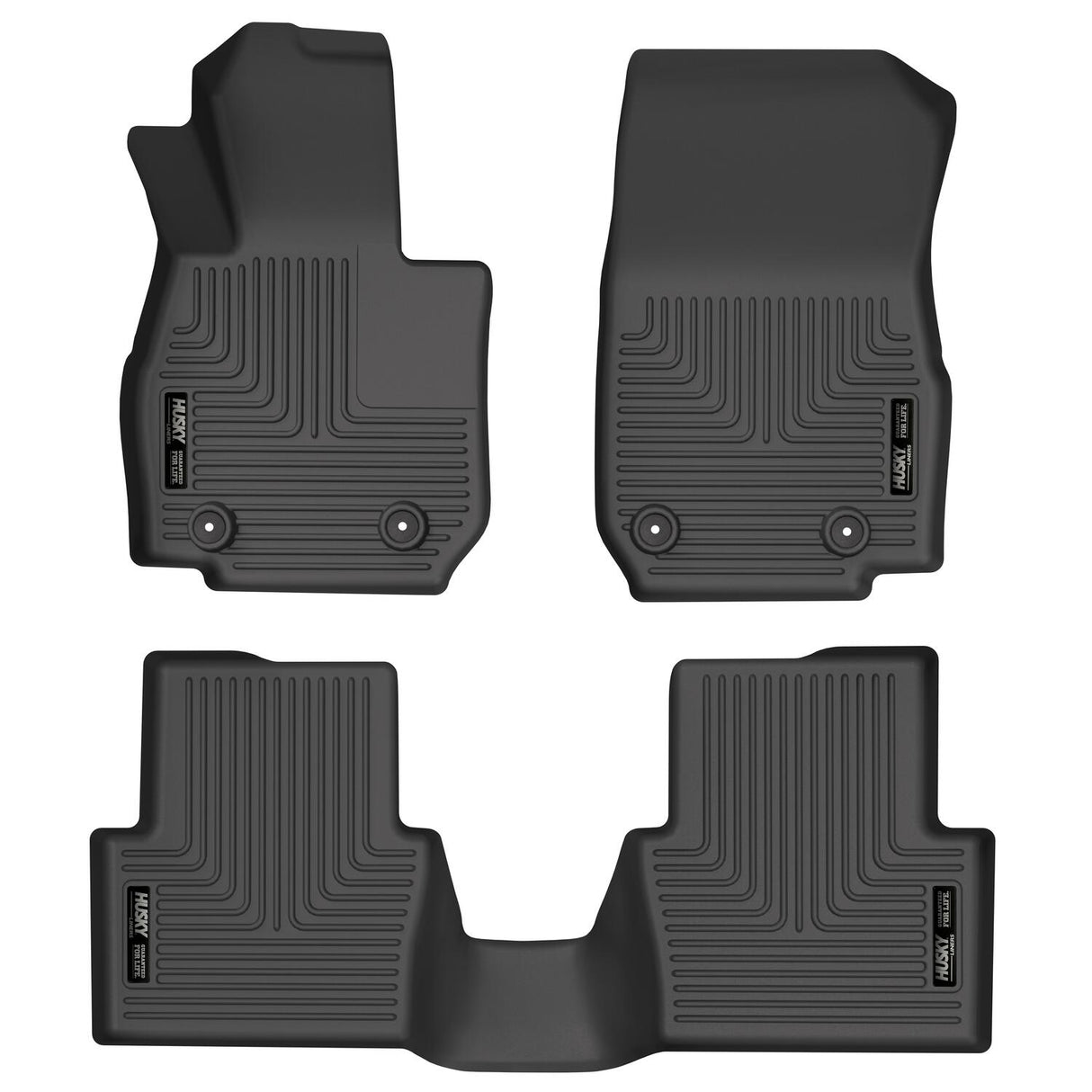 Husky Weatherbeater Front & 2nd Seat Floor Liners 95591 Husky Liners Floor Liner  AXOPROS