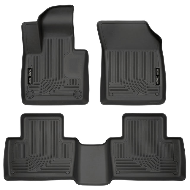 Husky Weatherbeater Front & 2nd Seat Floor Liners 95601 Husky Liners Floor Liner  AXOPROS