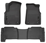 Husky Weatherbeater Front & 2nd Seat Floor Liners 95671 Husky Liners Floor Liner  AXOPROS