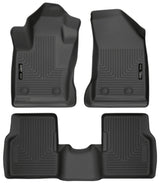 Husky Weatherbeater Front & 2nd Seat Floor Liners 95681 Husky Liners Floor Liner  AXOPROS