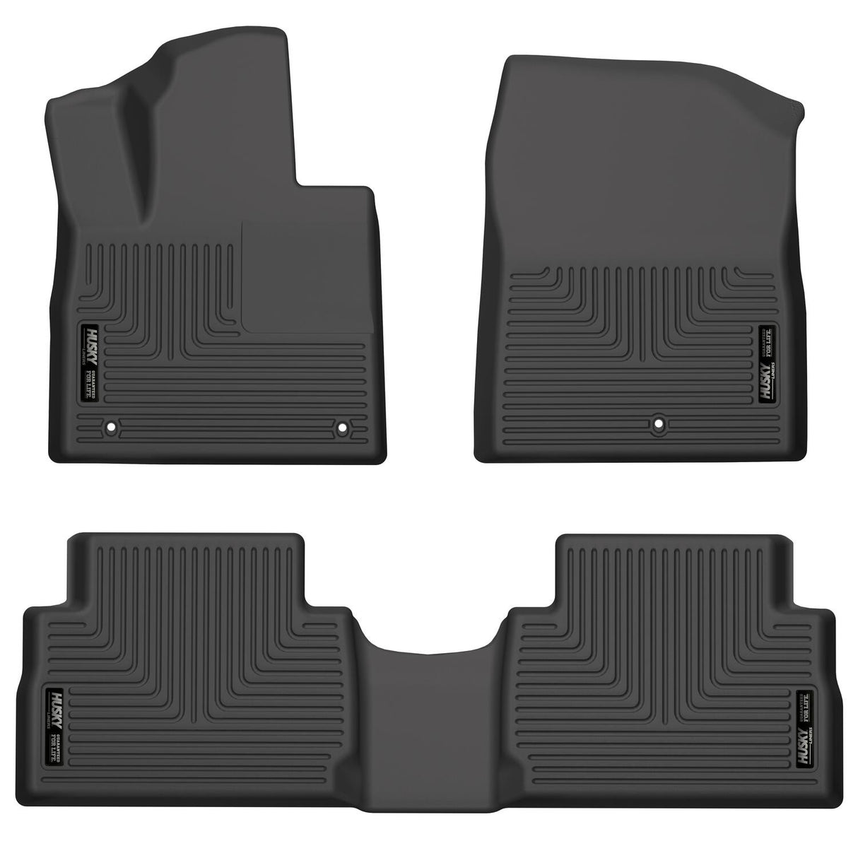 Husky Weatherbeater Front & 2nd Seat Floor Liners 95881 Husky Liners Floor Liner  AXOPROS