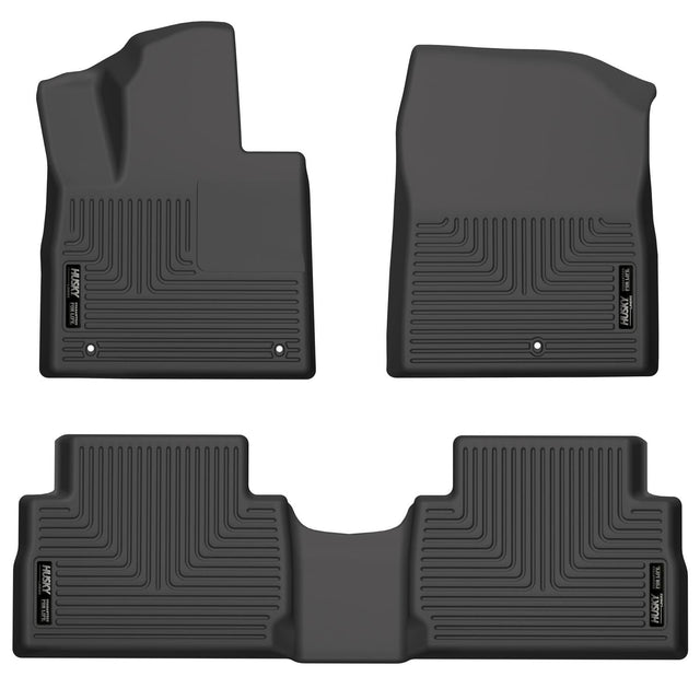 Husky Weatherbeater Front & 2nd Seat Floor Liners 95881 Husky Liners Floor Liner  AXOPROS