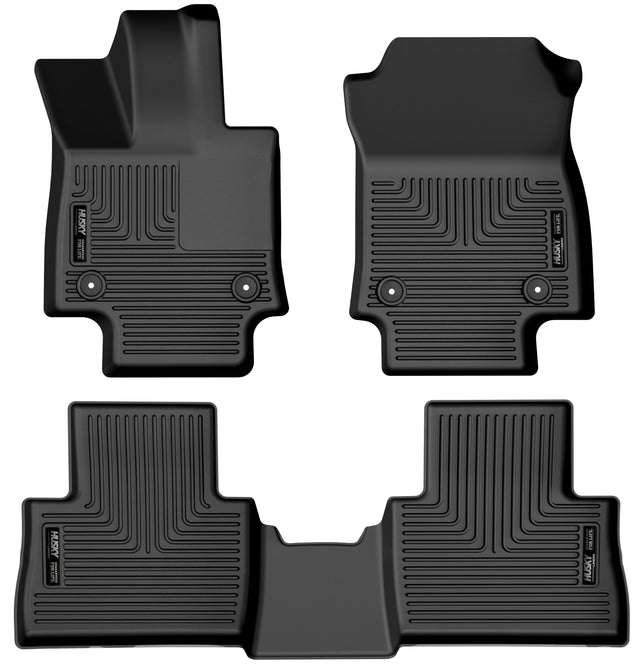 Husky Weatherbeater Front & 2nd Seat Floor Liners 95901 Husky Liners Floor Liner  AXOPROS