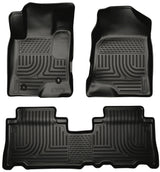 Husky Weatherbeater Front & 2nd Seat Floor Liners 96321 Husky Liners Floor Liner  AXOPROS