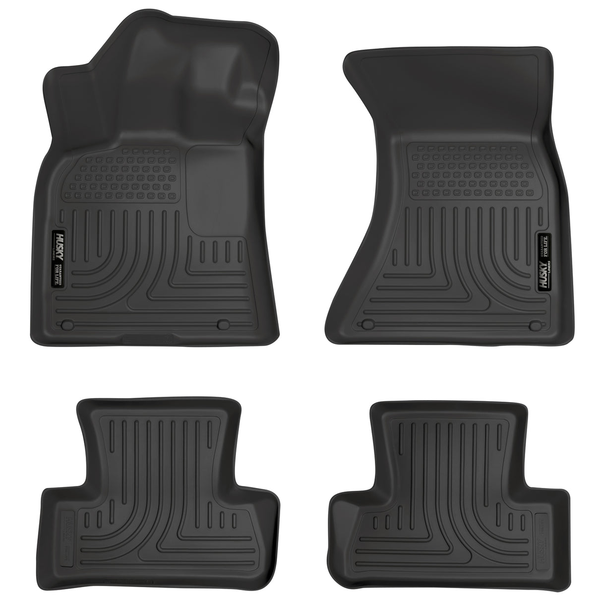 Husky Weatherbeater Front & 2nd Seat Floor Liners 96411 Husky Liners Floor Liner  AXOPROS