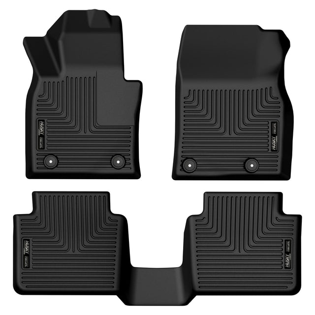 Husky Weatherbeater Front & 2nd Seat Floor Liners 96621 Husky Liners Floor Liner  AXOPROS