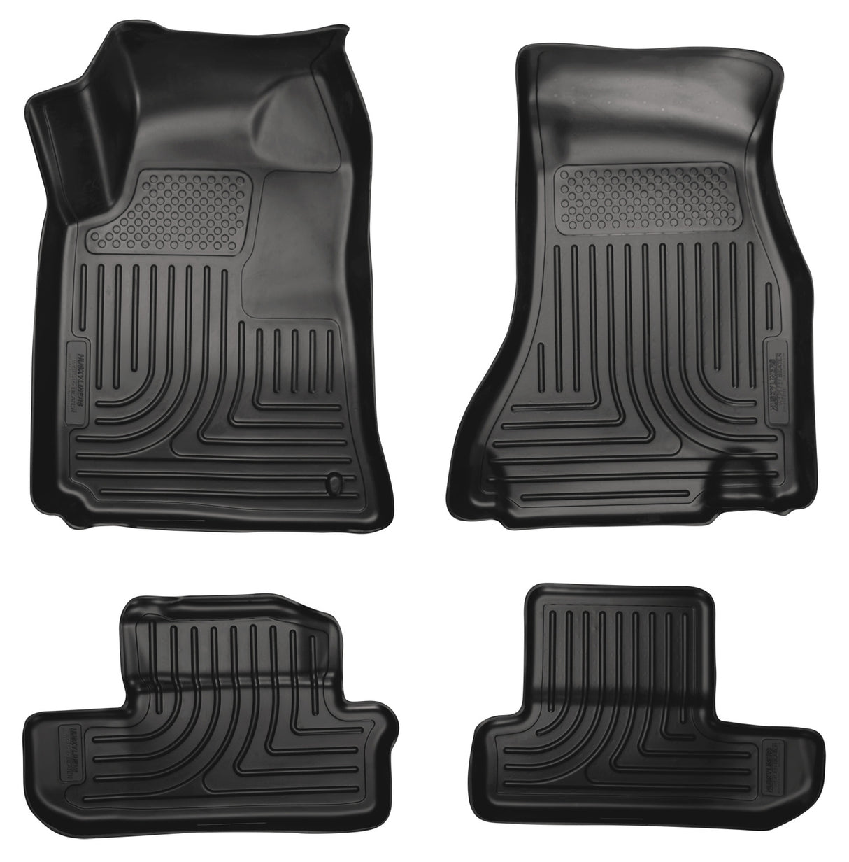 Husky Weatherbeater Front & 2nd Seat Floor Liners 98021 Husky Liners Floor Liner  AXOPROS