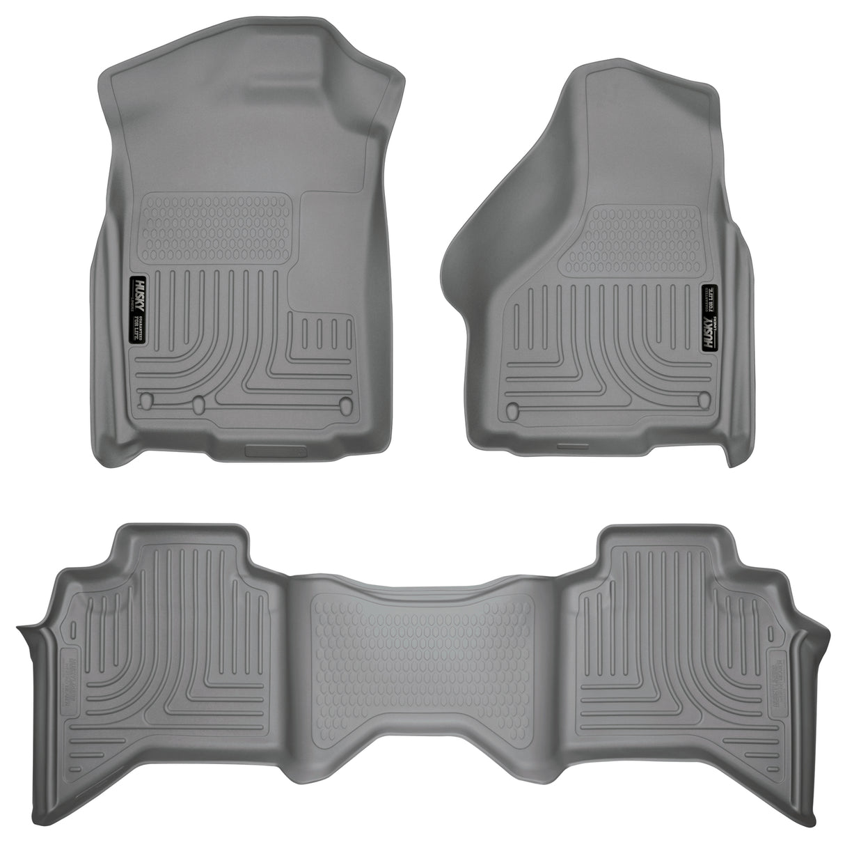 Husky Weatherbeater Front & 2nd Seat Floor Liners 98032 Husky Liners Floor Liner  AXOPROS