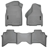 Husky Weatherbeater Front & 2nd Seat Floor Liners 98032 Husky Liners Floor Liner  AXOPROS