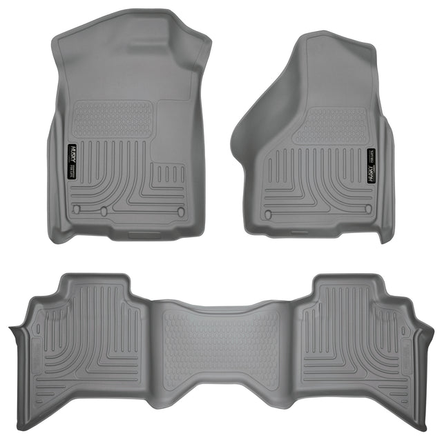 Husky Weatherbeater Front & 2nd Seat Floor Liners 98032 Husky Liners Floor Liner  AXOPROS
