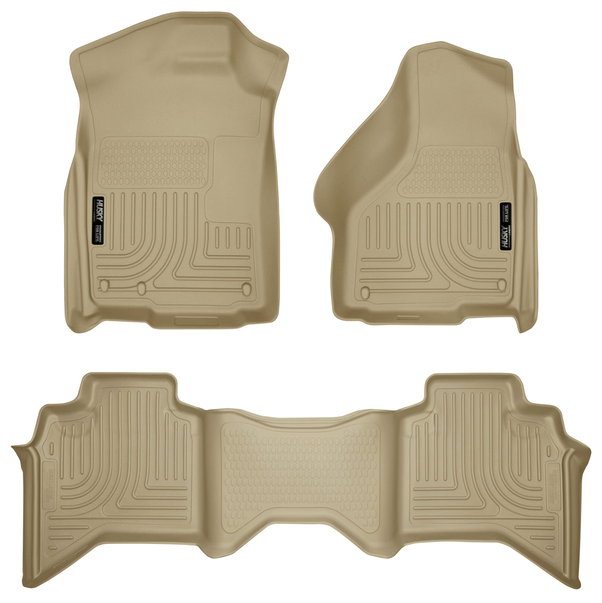 Husky Weatherbeater Front & 2nd Seat Floor Liners 98033 Husky Liners Floor Liner  AXOPROS