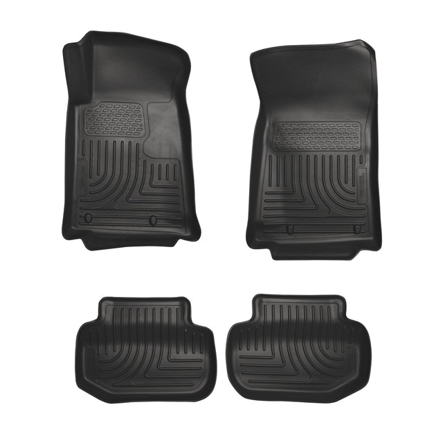 Husky Weatherbeater Front & 2nd Seat Floor Liners 98121 Husky Liners Floor Liner  AXOPROS