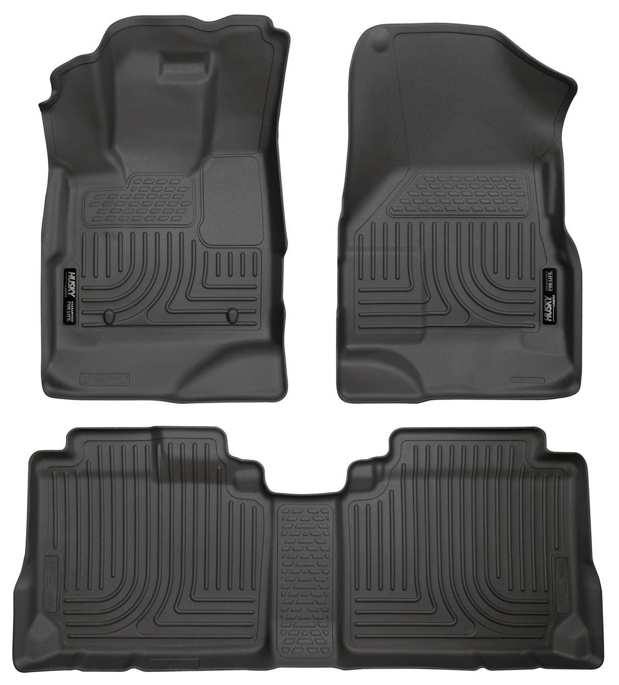 Husky Weatherbeater Front & 2nd Seat Floor Liners 98131 Husky Liners Floor Liner  AXOPROS
