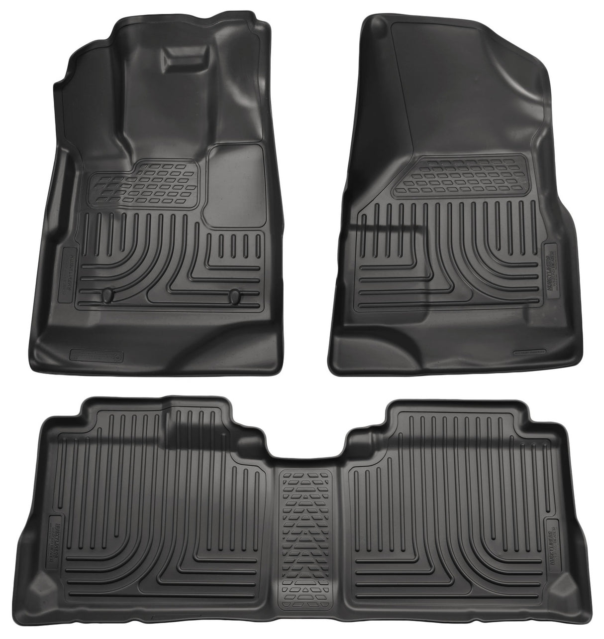 Husky Weatherbeater Front & 2nd Seat Floor Liners 98141 Husky Liners Floor Liner  AXOPROS
