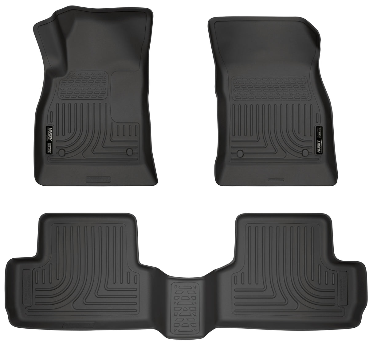 Husky Weatherbeater Front & 2nd Seat Floor Liners 98171 Husky Liners Floor Liner  AXOPROS