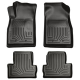 Husky Weatherbeater Front & 2nd Seat Floor Liners 98181 Husky Liners Floor Liner  AXOPROS