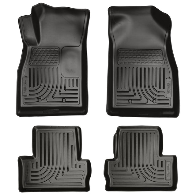 Husky Weatherbeater Front & 2nd Seat Floor Liners 98181 Husky Liners Floor Liner  AXOPROS
