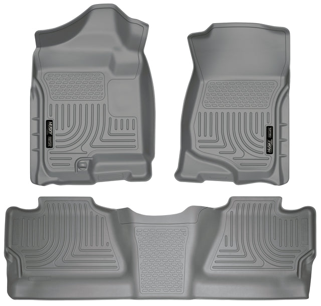 Husky Weatherbeater Front & 2nd Seat Floor Liners (Footwell Coverage) 98202 Husky Liners Floor Liner  AXOPROS