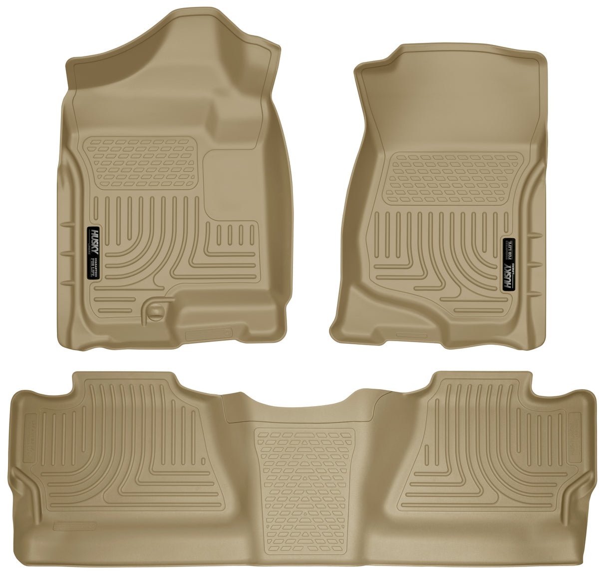 Husky Weatherbeater Front & 2nd Seat Floor Liners (Footwell Coverage) 98203 Husky Liners Floor Liner  AXOPROS