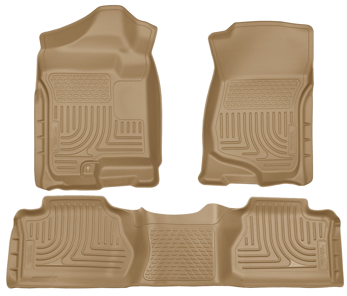 Husky Weatherbeater Front & 2nd Seat Floor Liners (Footwell Coverage) 98213 Husky Liners Floor Liner  AXOPROS