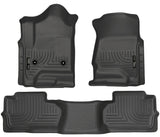 Husky Weatherbeater Front & 2nd Seat Floor Liners (Footwell Coverage) 98241 Husky Liners Floor Liner  AXOPROS