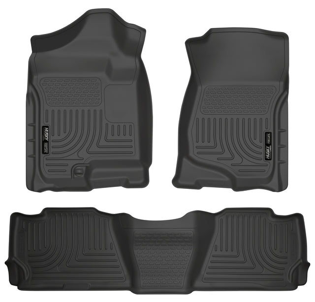 Husky Weatherbeater Front & 2nd Seat Floor Liners 98251 Husky Liners Floor Liner  AXOPROS