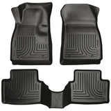 Husky Weatherbeater Front & 2nd Seat Floor Liners 98291 Husky Liners Floor Liner  AXOPROS