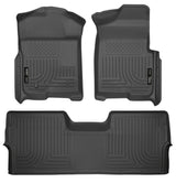 Husky Weatherbeater Front & 2nd Seat Floor Liners (Footwell Coverage) 98331 Husky Liners Floor Liner  AXOPROS
