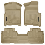 Husky Weatherbeater Front & 2nd Seat Floor Liners (Footwell Coverage) 98343 Husky Liners Floor Liner  AXOPROS
