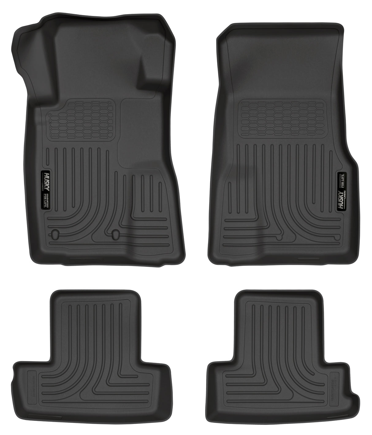 Husky Weatherbeater Front & 2nd Seat Floor Liners 98371 Husky Liners Floor Liner  AXOPROS