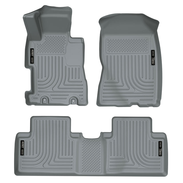 Husky Weatherbeater Front & 2nd Seat Floor Liners 98412 Husky Liners Floor Liner  AXOPROS