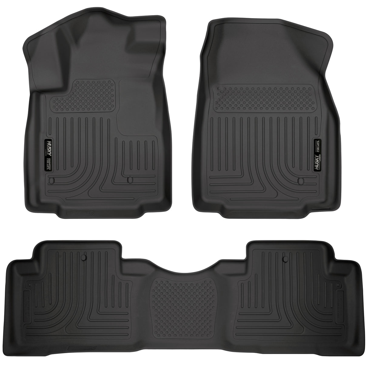 Husky Weatherbeater Front & 2nd Seat Floor Liners 98421 Husky Liners Floor Liner  AXOPROS