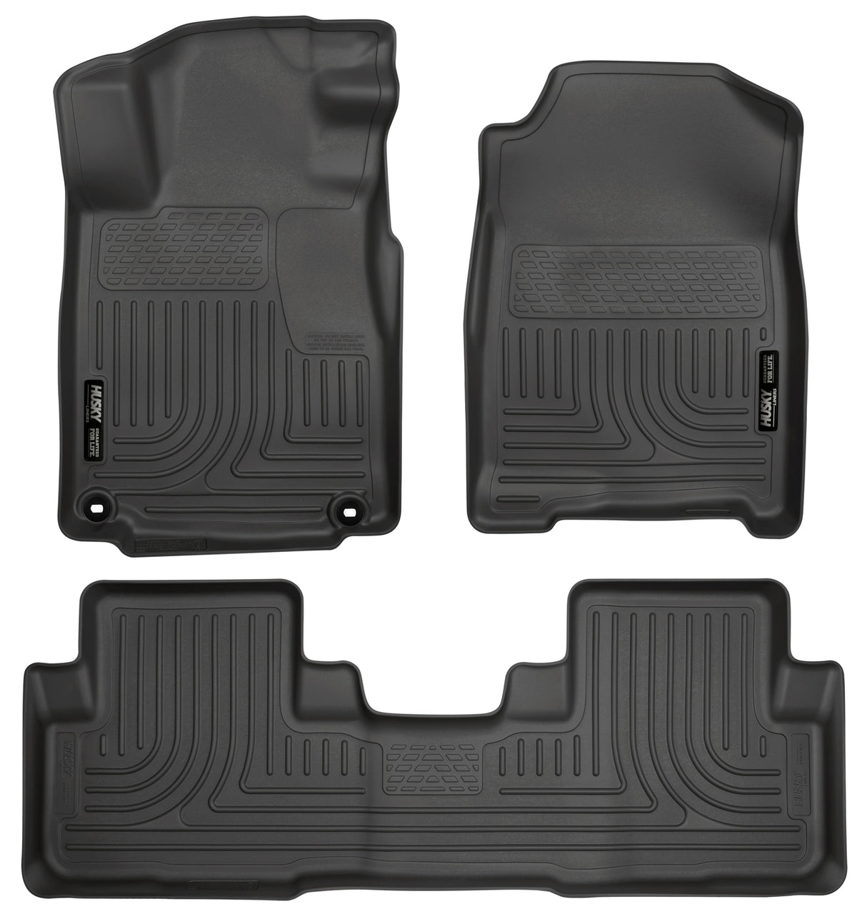 Husky Weatherbeater Front & 2nd Seat Floor Liners 98451 Husky Liners Floor Liner  AXOPROS