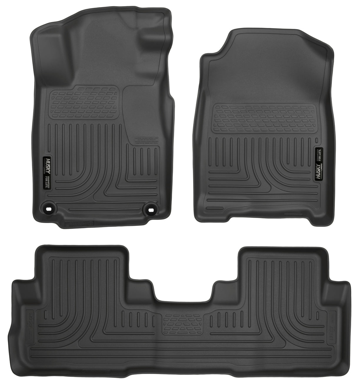 Husky Weatherbeater Front & 2nd Seat Floor Liners 98471 Husky Liners Floor Liner  AXOPROS