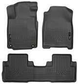 Husky Weatherbeater Front & 2nd Seat Floor Liners 98471 Husky Liners Floor Liner  AXOPROS