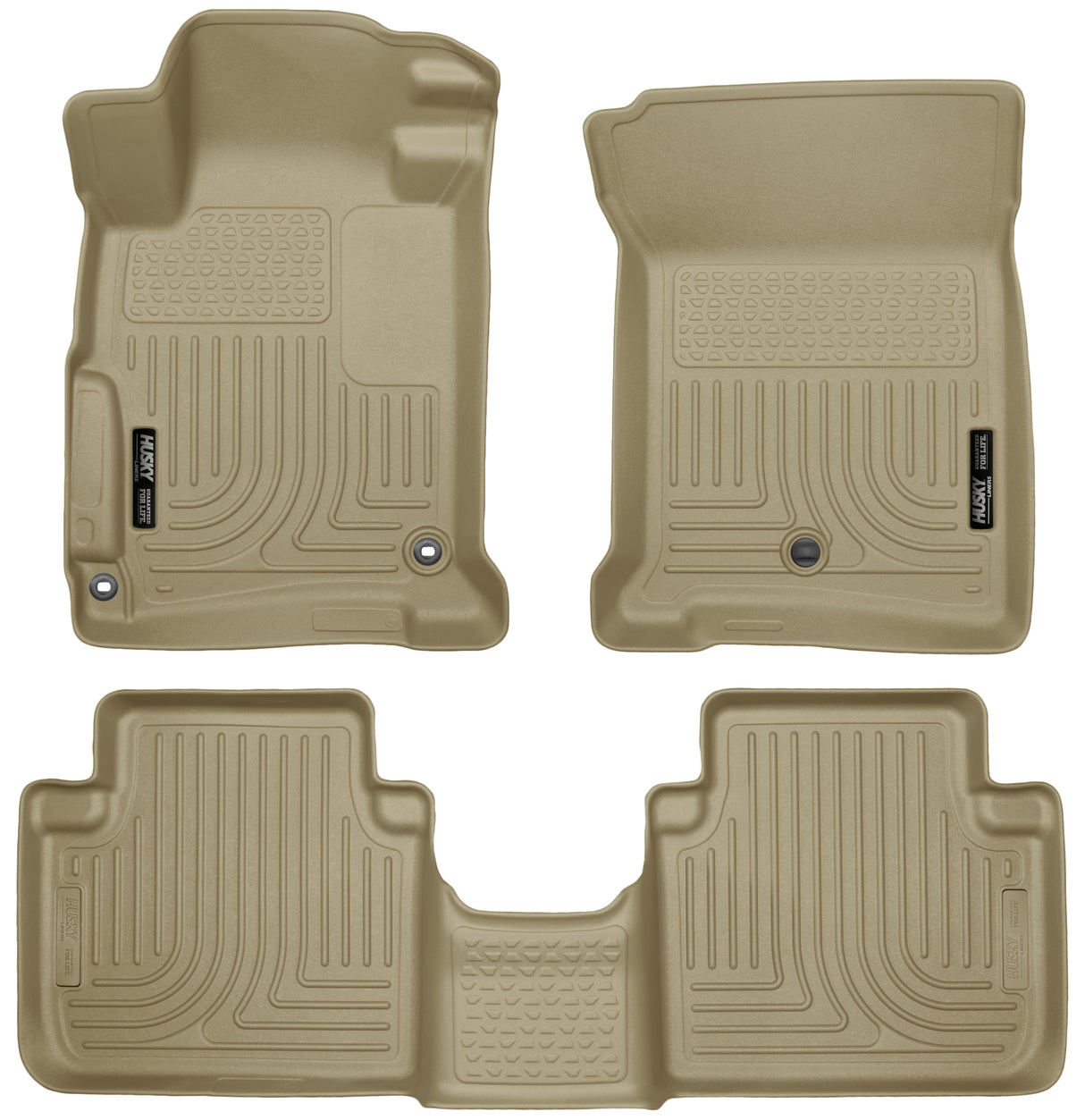 Husky Weatherbeater Front & 2nd Seat Floor Liners 98483 Husky Liners Floor Liner  AXOPROS