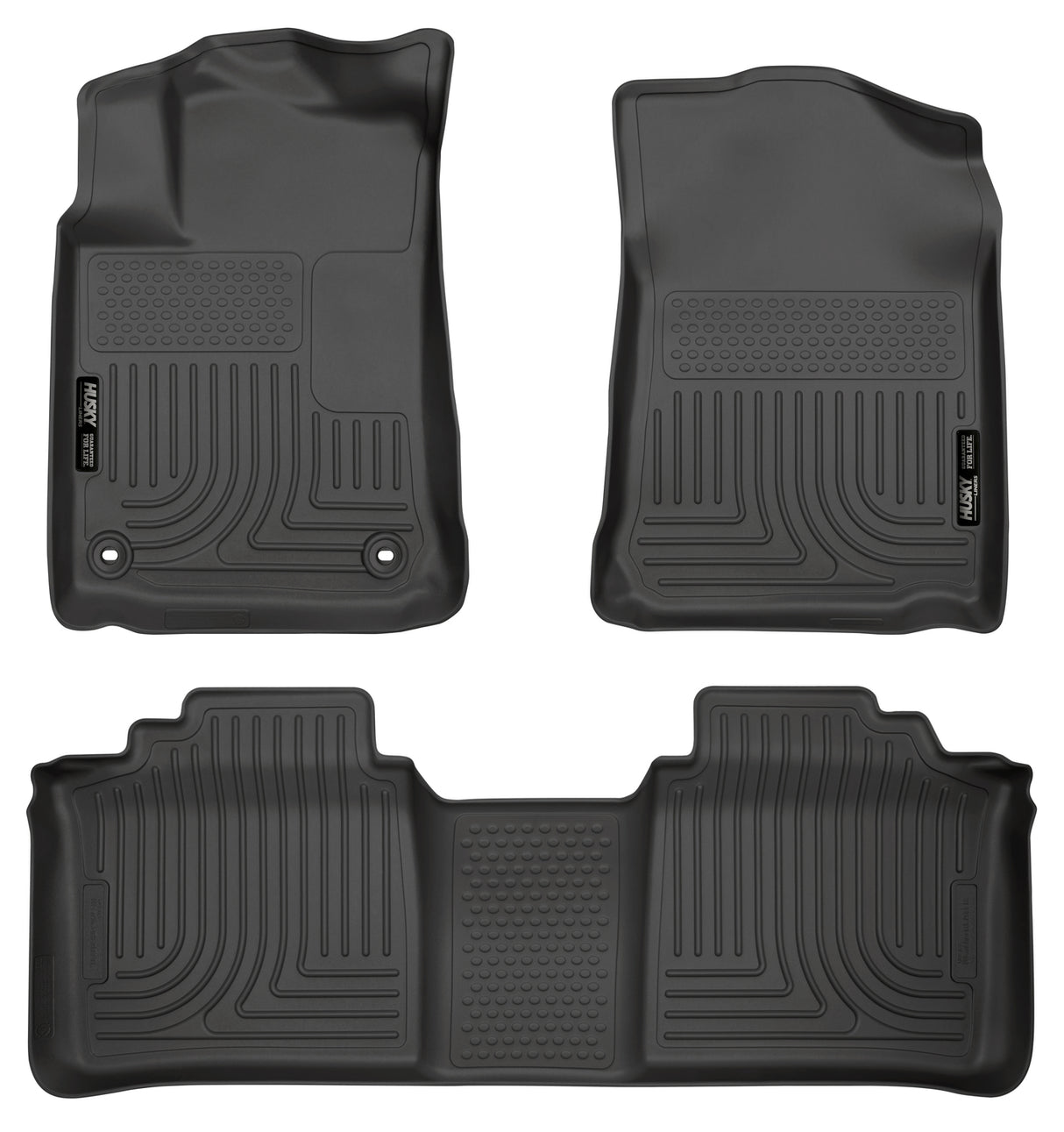 Husky Weatherbeater Front & 2nd Seat Floor Liners 98501 Husky Liners Floor Liner  AXOPROS