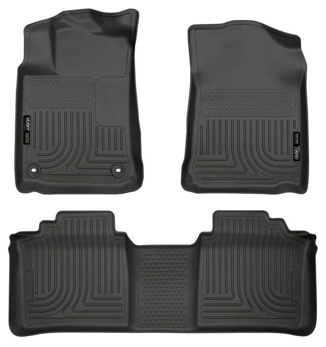 Husky Weatherbeater Front & 2nd Seat Floor Liners 98501 Husky Liners Floor Liner  AXOPROS