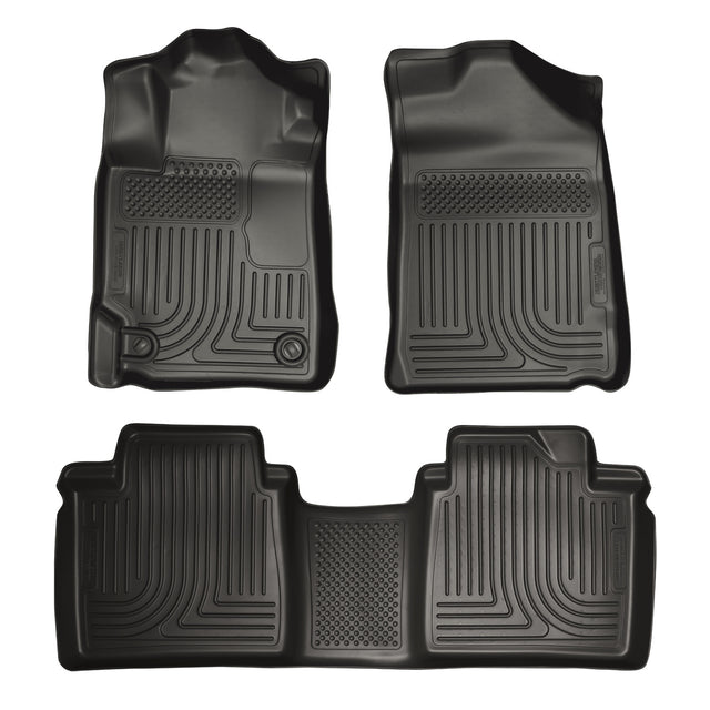 Husky Weatherbeater Front & 2nd Seat Floor Liners 98511 Husky Liners Floor Liner  AXOPROS
