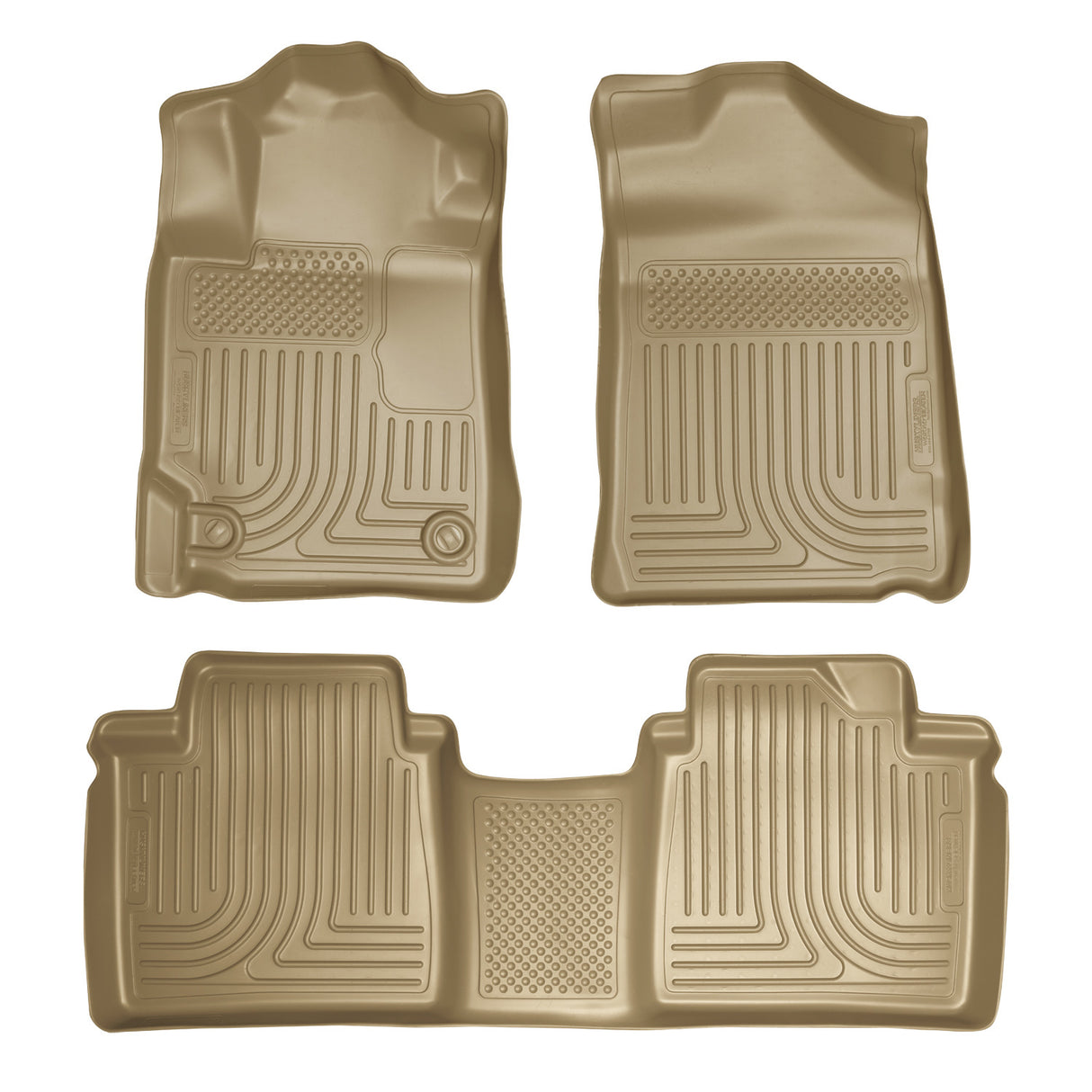 Husky Weatherbeater Front & 2nd Seat Floor Liners 98513 Husky Liners Floor Liner  AXOPROS