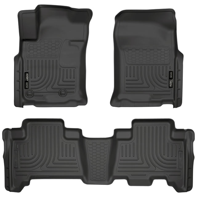 Husky Weatherbeater Front & 2nd Seat Floor Liners 98571 Husky Liners Floor Liner  AXOPROS