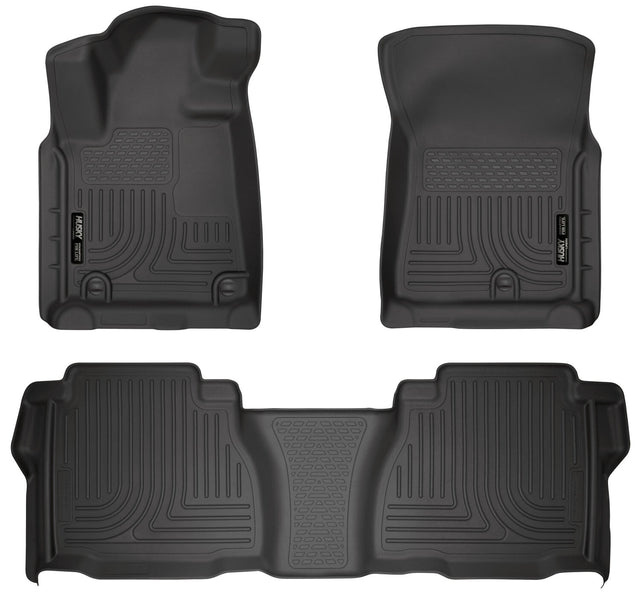 Husky Weatherbeater Front & 2nd Seat Floor Liners (Footwell Coverage) 98581 Husky Liners Floor Liner  AXOPROS