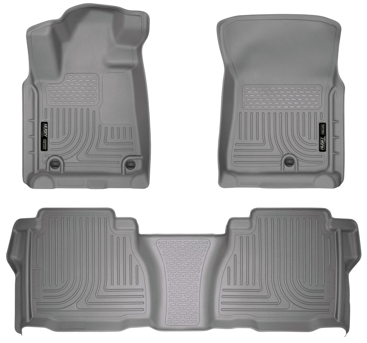 Husky Weatherbeater Front & 2nd Seat Floor Liners (Footwell Coverage) 98582 Husky Liners Floor Liner  AXOPROS
