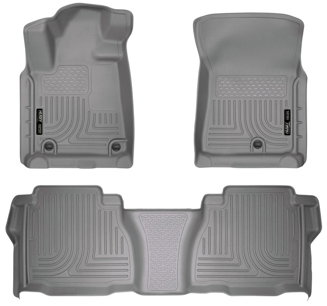 Husky Weatherbeater Front & 2nd Seat Floor Liners (Footwell Coverage) 98582 Husky Liners Floor Liner  AXOPROS