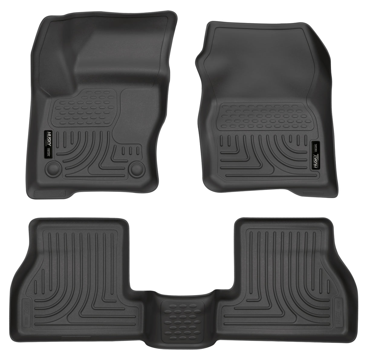 Husky Weatherbeater Front & 2nd Seat Floor Liners 98771 Husky Liners Floor Liner  AXOPROS