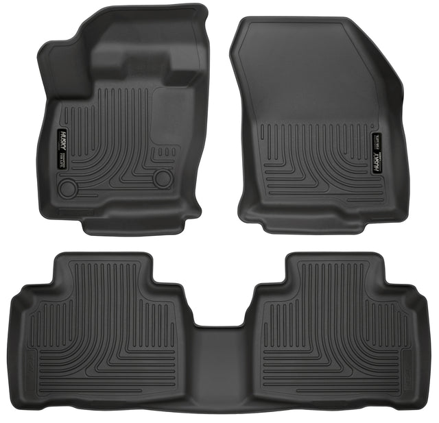 Husky Weatherbeater Front & 2nd Seat Floor Liners 98781 Husky Liners Floor Liner  AXOPROS
